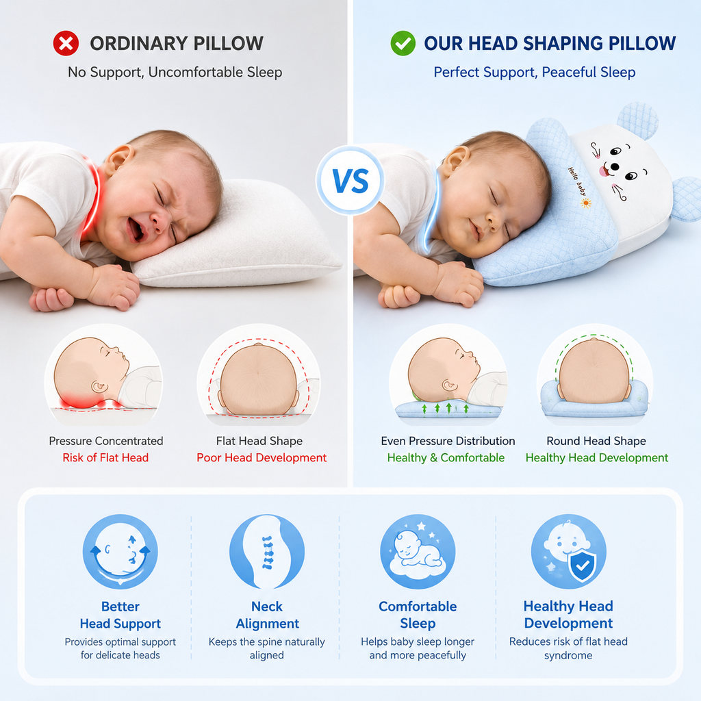 Baby Head Shaping Sleep Pillow