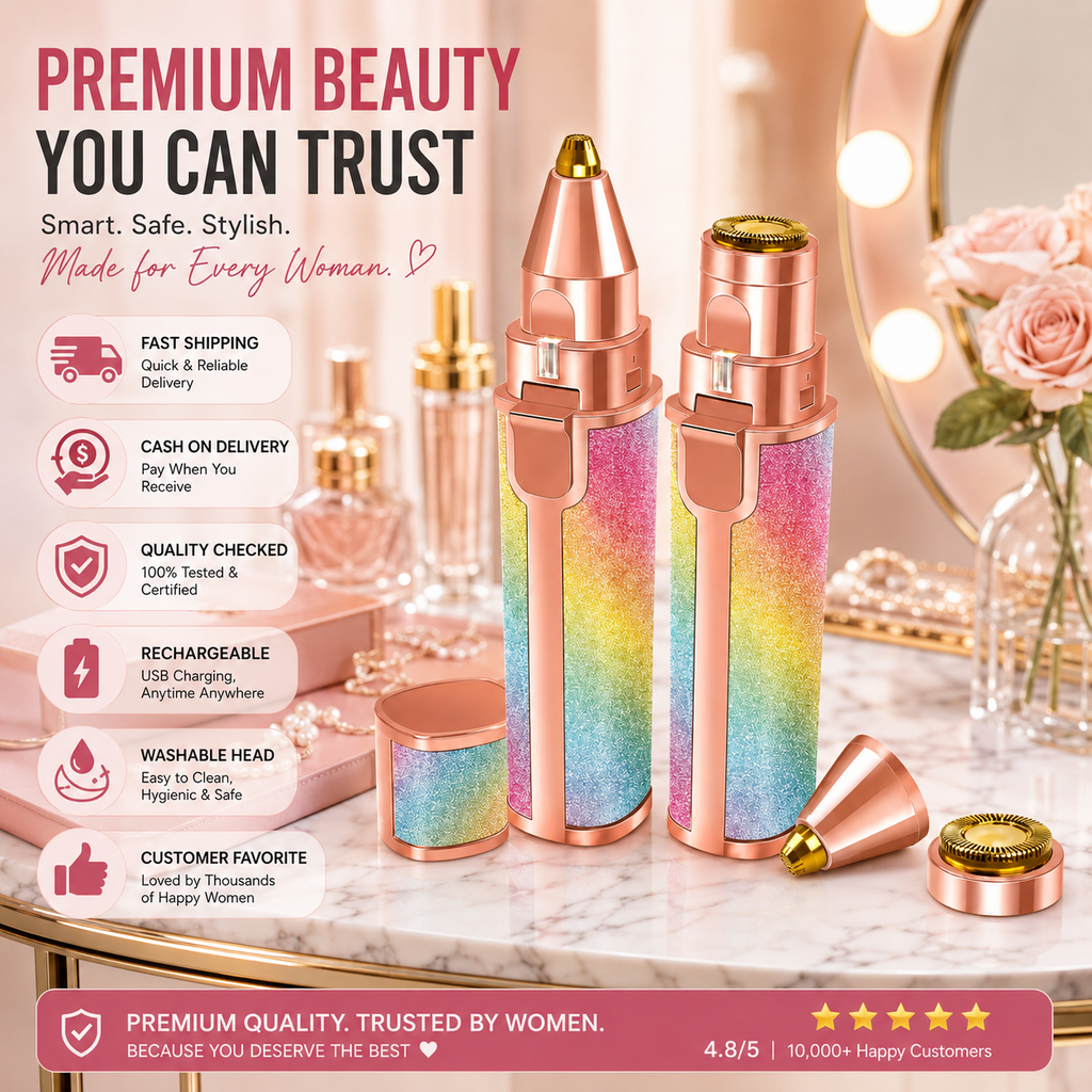 2-in-1 Painless Electric Hair Remover & Trimmer